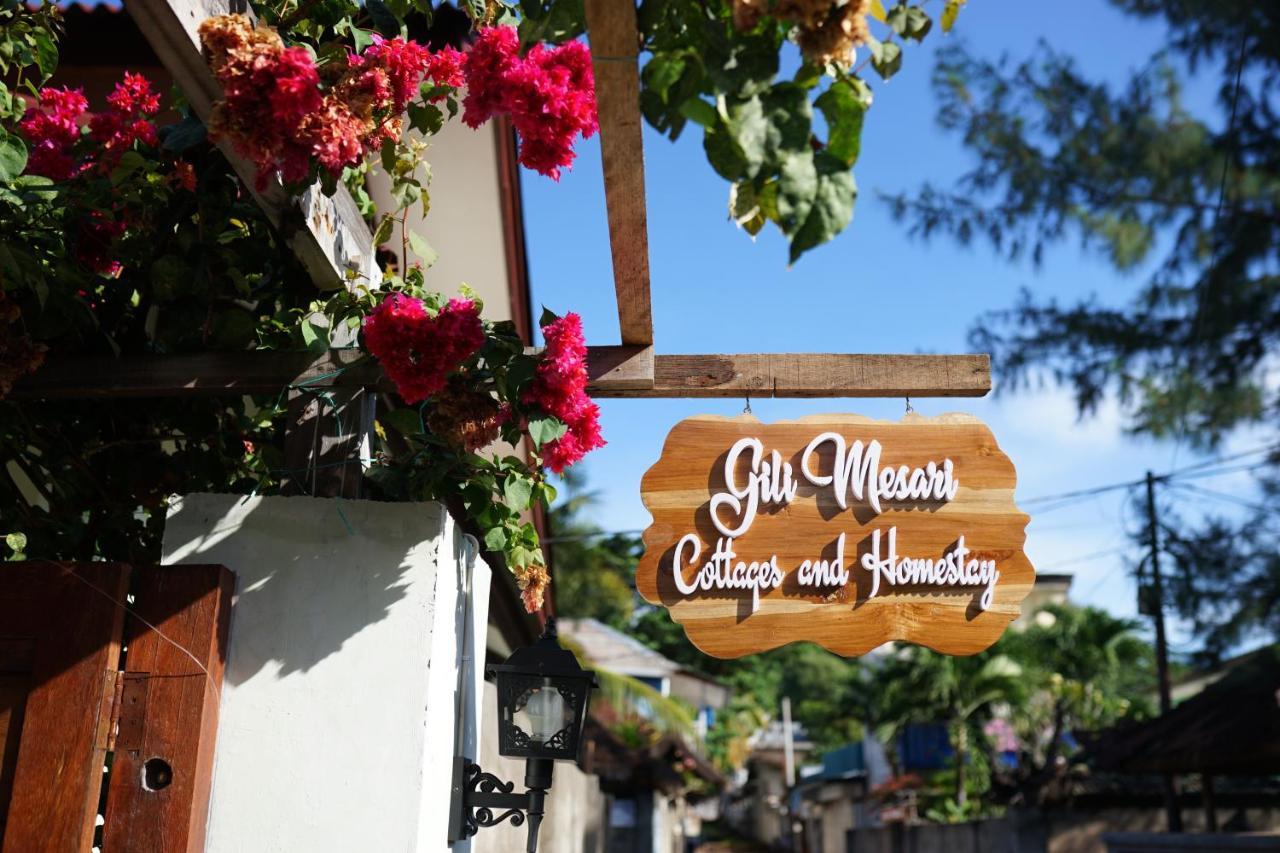 Gili Mesari Cottages & Homestay Гили Траванган Экстерьер фото