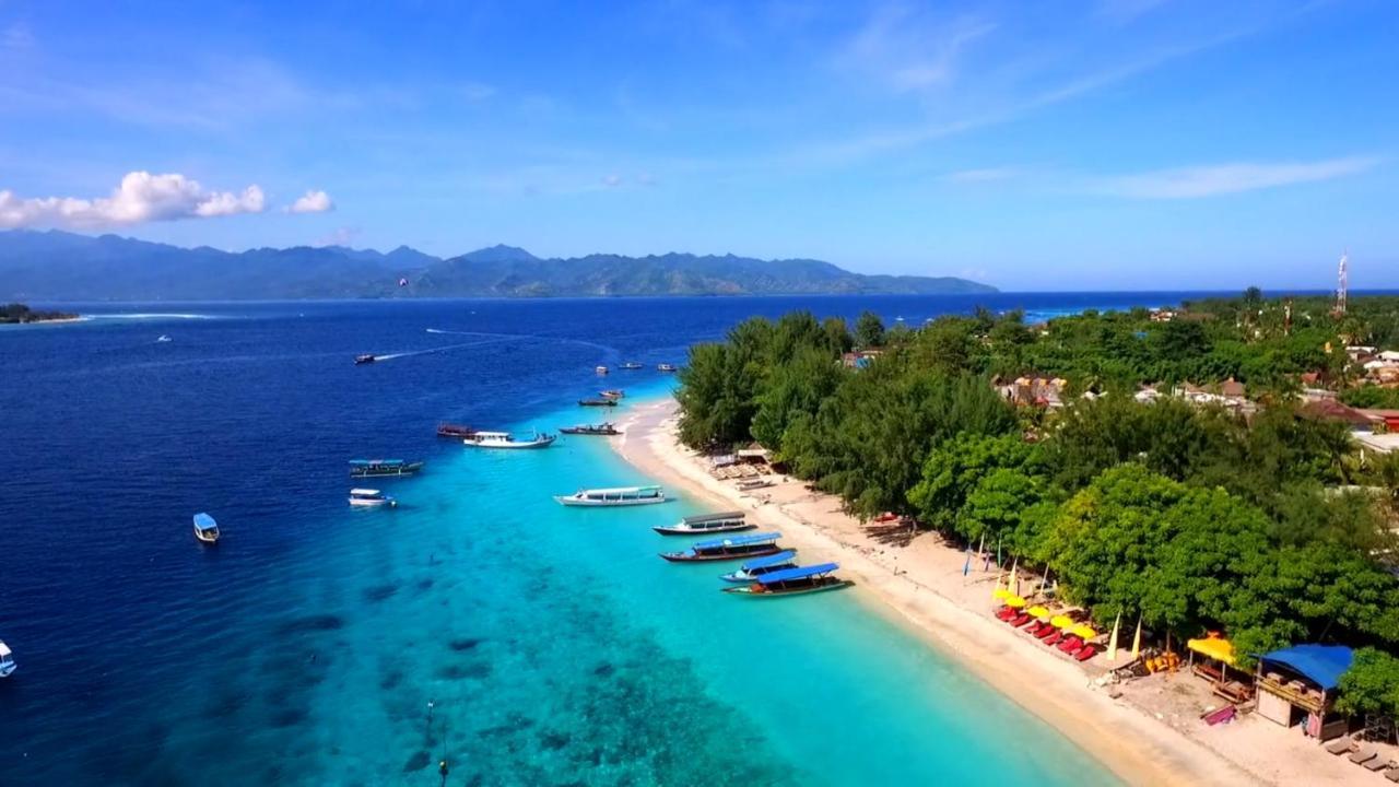 Gili Mesari Cottages & Homestay Гили Траванган Экстерьер фото